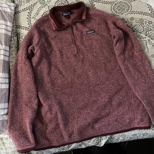 Patagonia Better Sweater 1/4 Zip, Pink, Women's XL